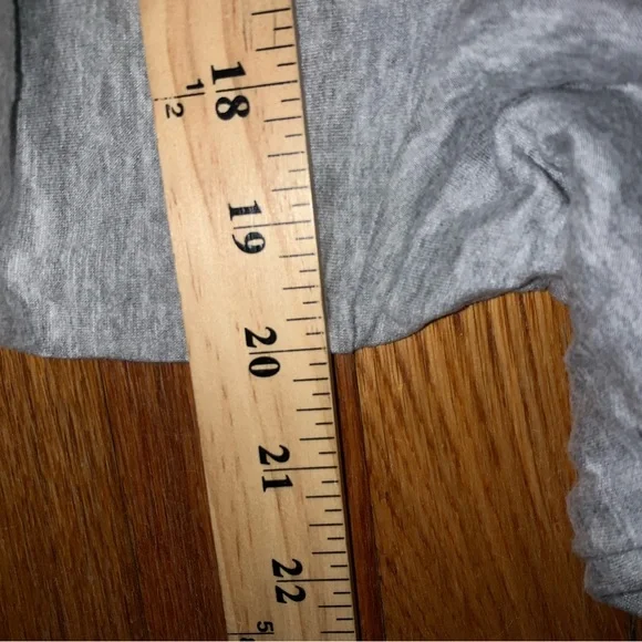 Eileen fisher large sleep shirt dress gray pockets tencel spandex pajamas - Picture 3 of 6